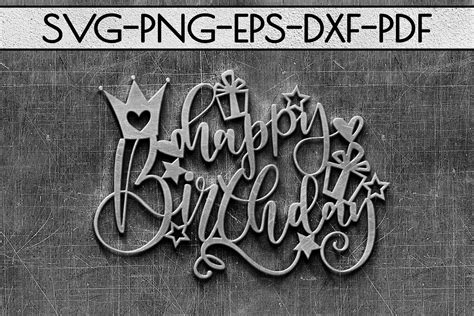 Download 64+ Happy Birthday SVG Cut File for Cricut Machine